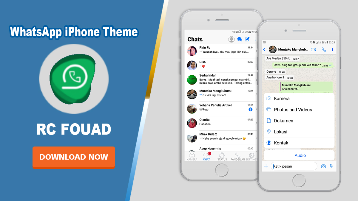 Download RC Fouad WhatsApp iOS APK Versi