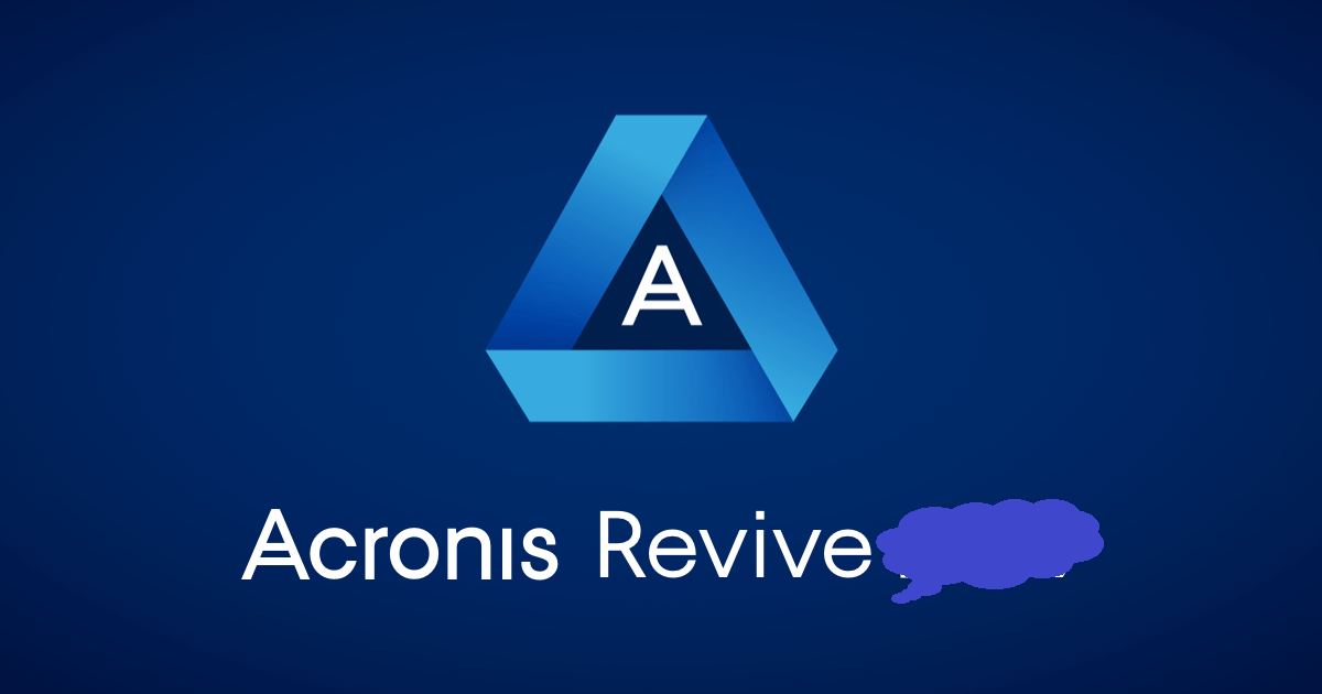 Acronis Revive